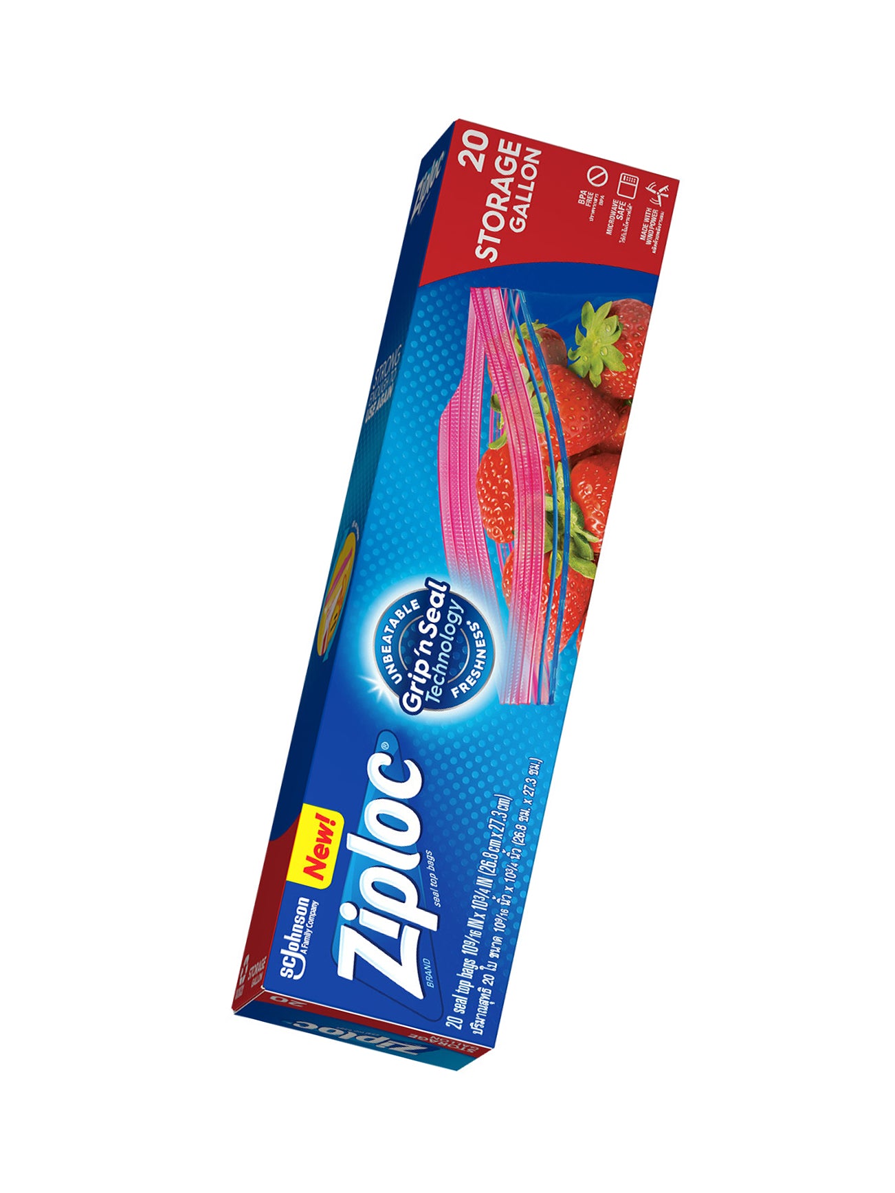 ZIPLOC STORAGE GALLON EOT 20S