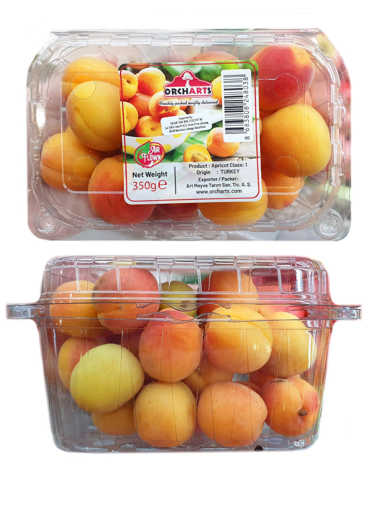 TURKEY FRESH SUGAR APRICOT 350G