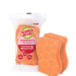 S/B SCRUB DOTS NON-SCRATCH 2PCS