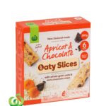 WOOLWORTHS APRICOT & CHOC OATY SLICE 240G