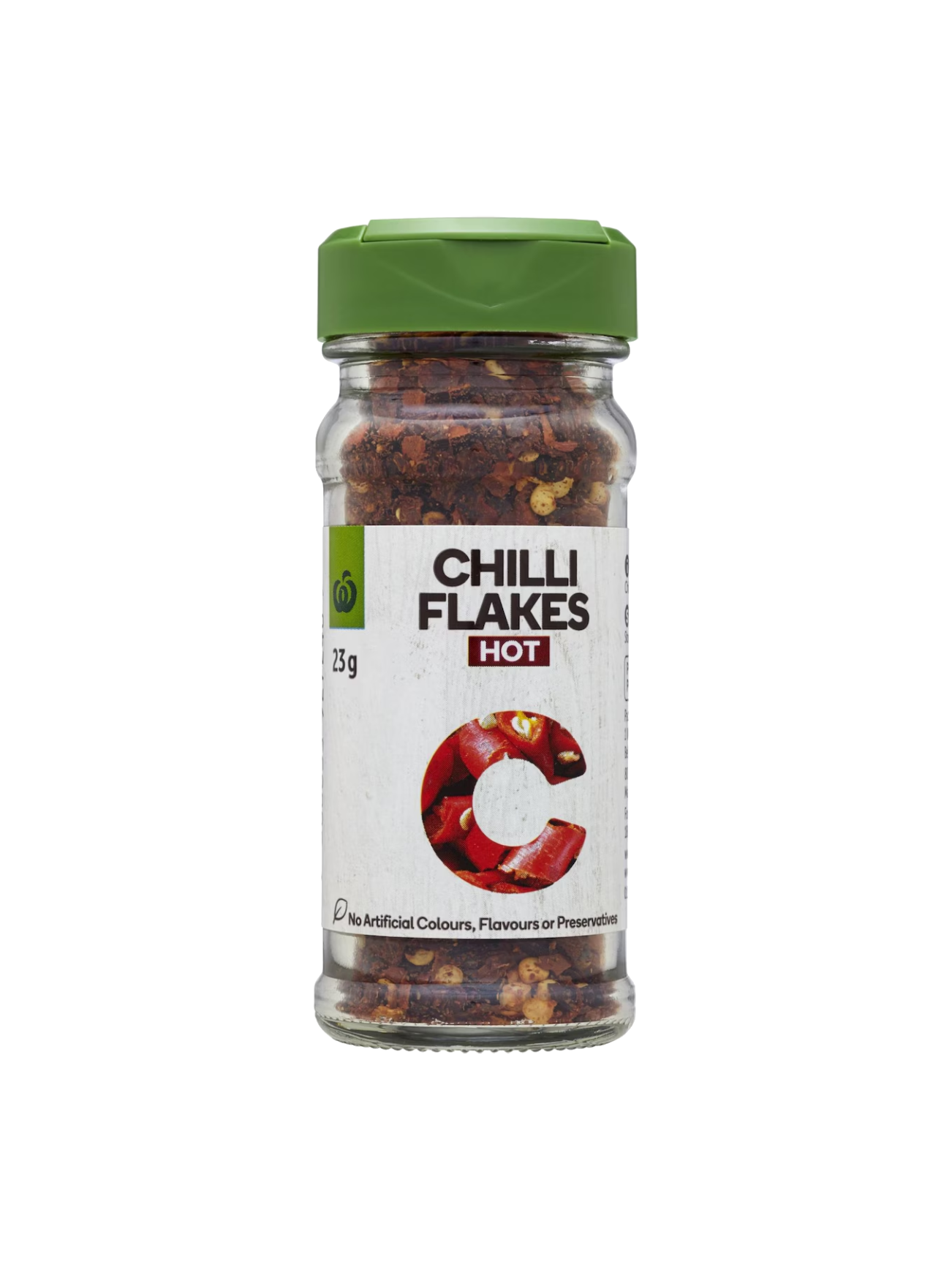 WOOLWORTHS CHILLI FLAKES 23G